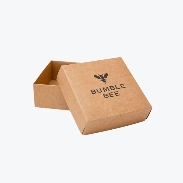 Custom Printed Box Bottom Kraft Bags